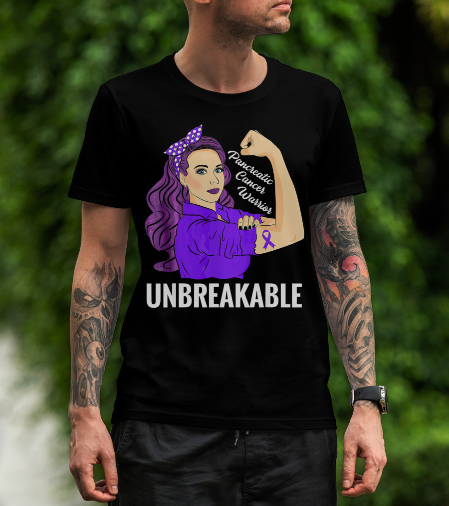 Unbreakable Pancreatic Cancer Warriors T-Shirt