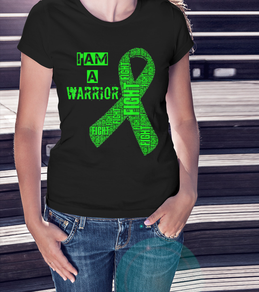 I Am A Warrior Fight Lymphoma Cancer Awareness T-Shirt