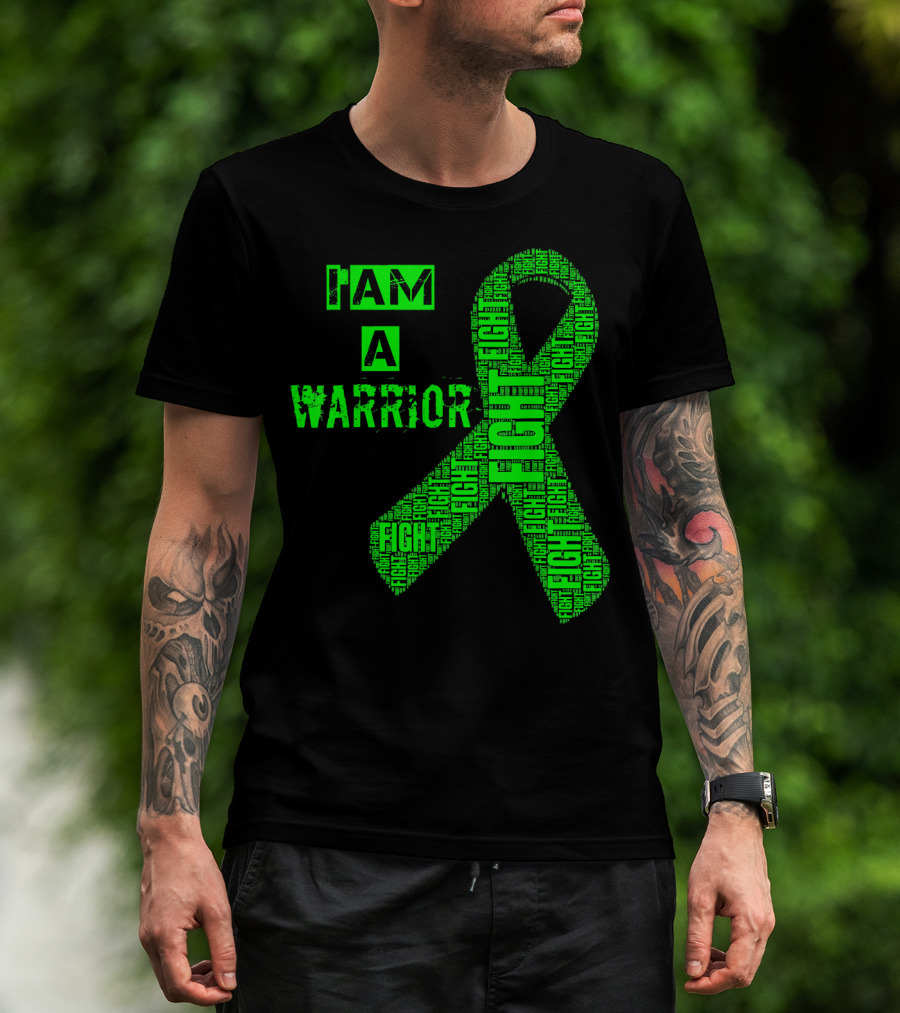 I Am A Warrior Fight Lymphoma Cancer Awareness T-Shirt