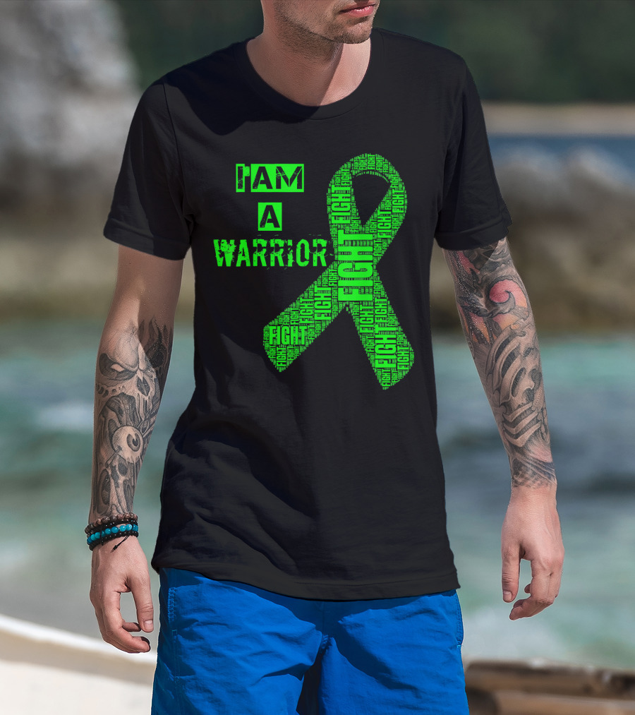 I Am A Warrior Fight Lymphoma Cancer Awareness T-Shirt