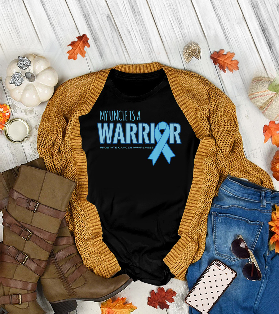 My Uncle is a Warrior Prostate Cancer Awareness T-Shirt