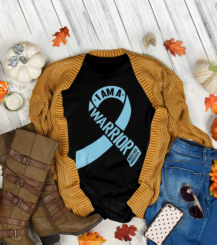 I Am A Warrior Prostate Cancer Awareness T-Shirt