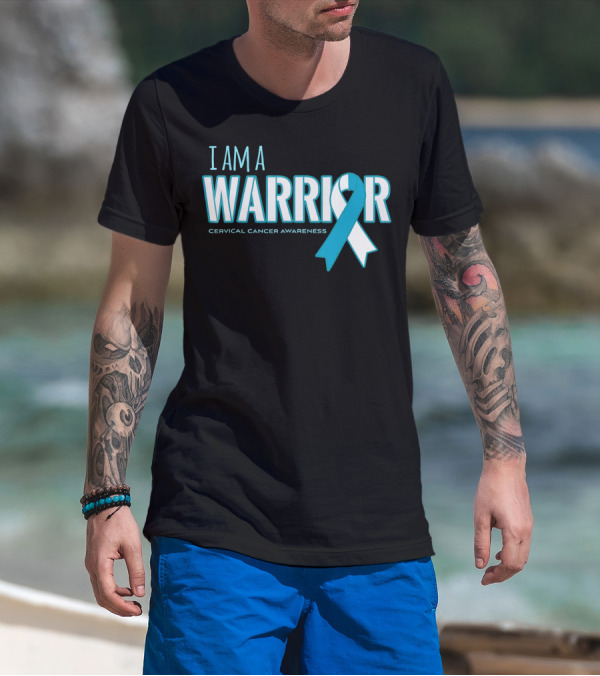 I Am A Warrior Cervical Cancer Awareness T-Shirt