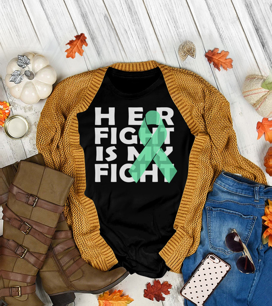 Her Fight Is My Fight Gallbladder Cancer T-Shirt
