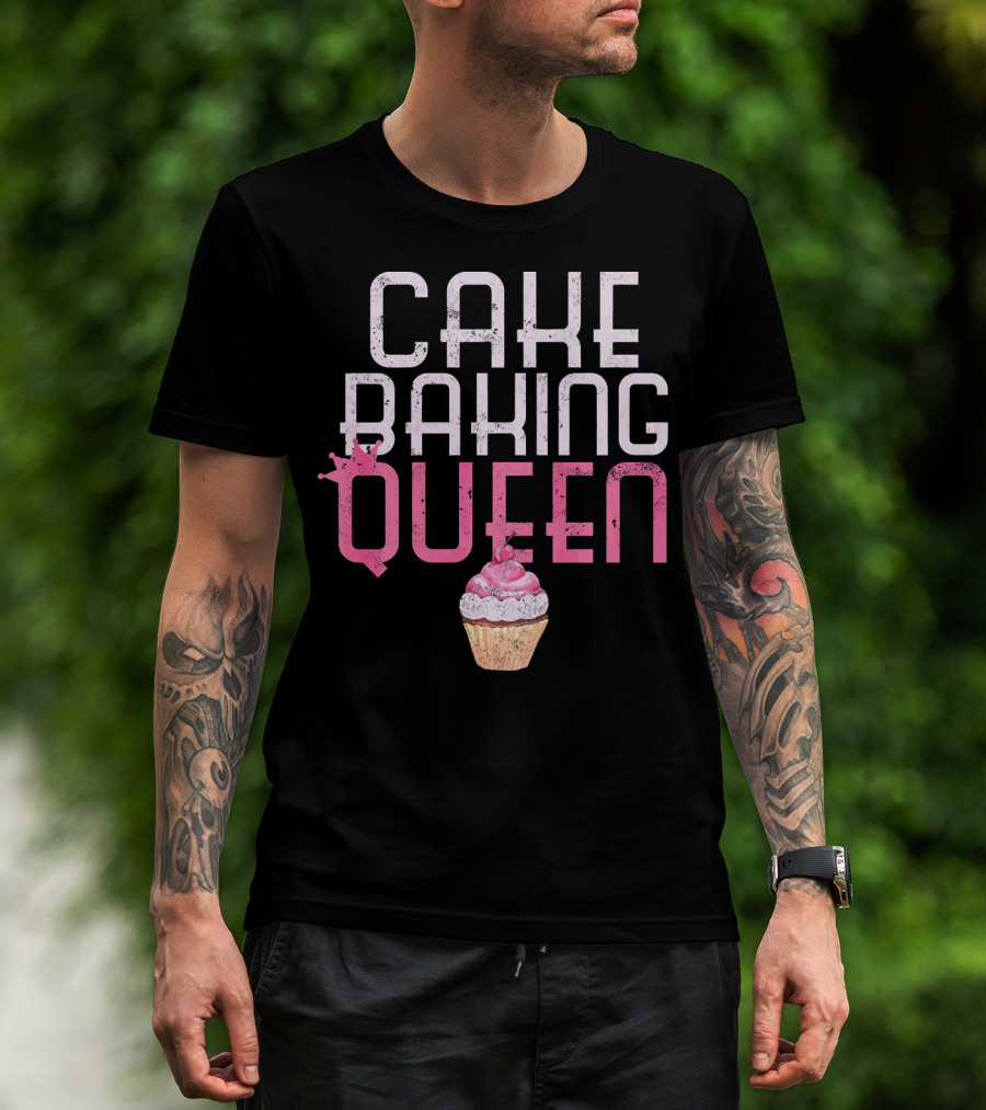 Cake Baking Queen Cupcake T-Shirt
