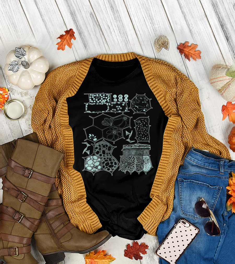 Microbiology Science Botany Cellular Structures T-Shirt