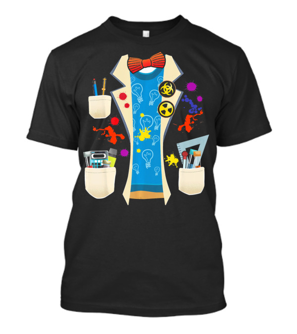 Halloween Mad Chemist Scientist DIY Costume Elements And Tools T-Shirt
