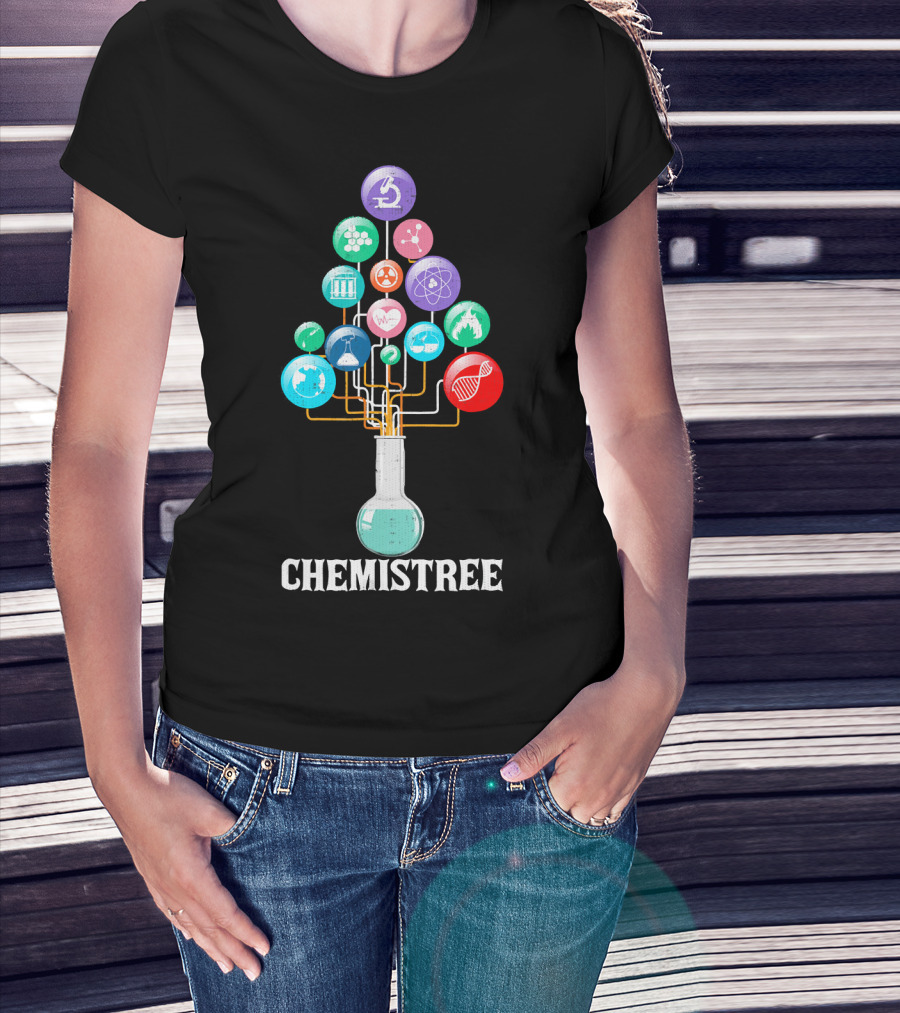 ChemiSTREE Science Chemistry Lover Icons T-Shirt