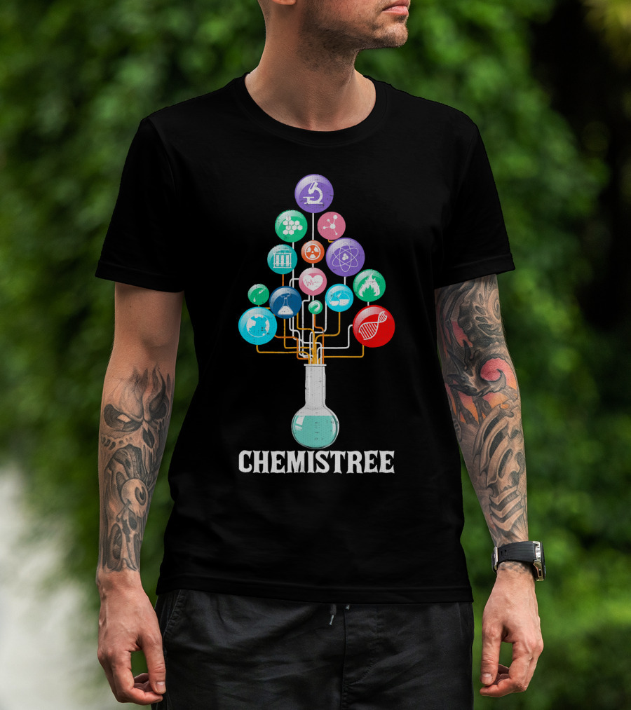 ChemiSTREE Science Chemistry Lover Icons T-Shirt