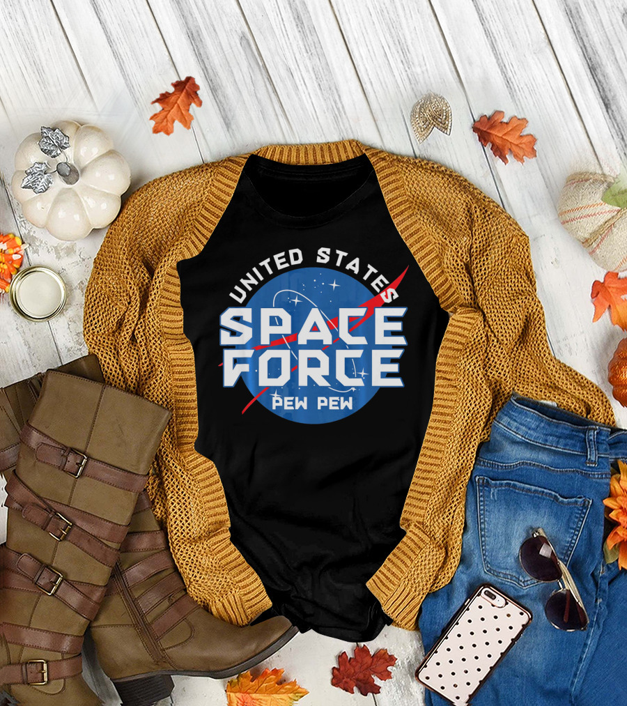 United States Space Force Pew Pew T-Shirt