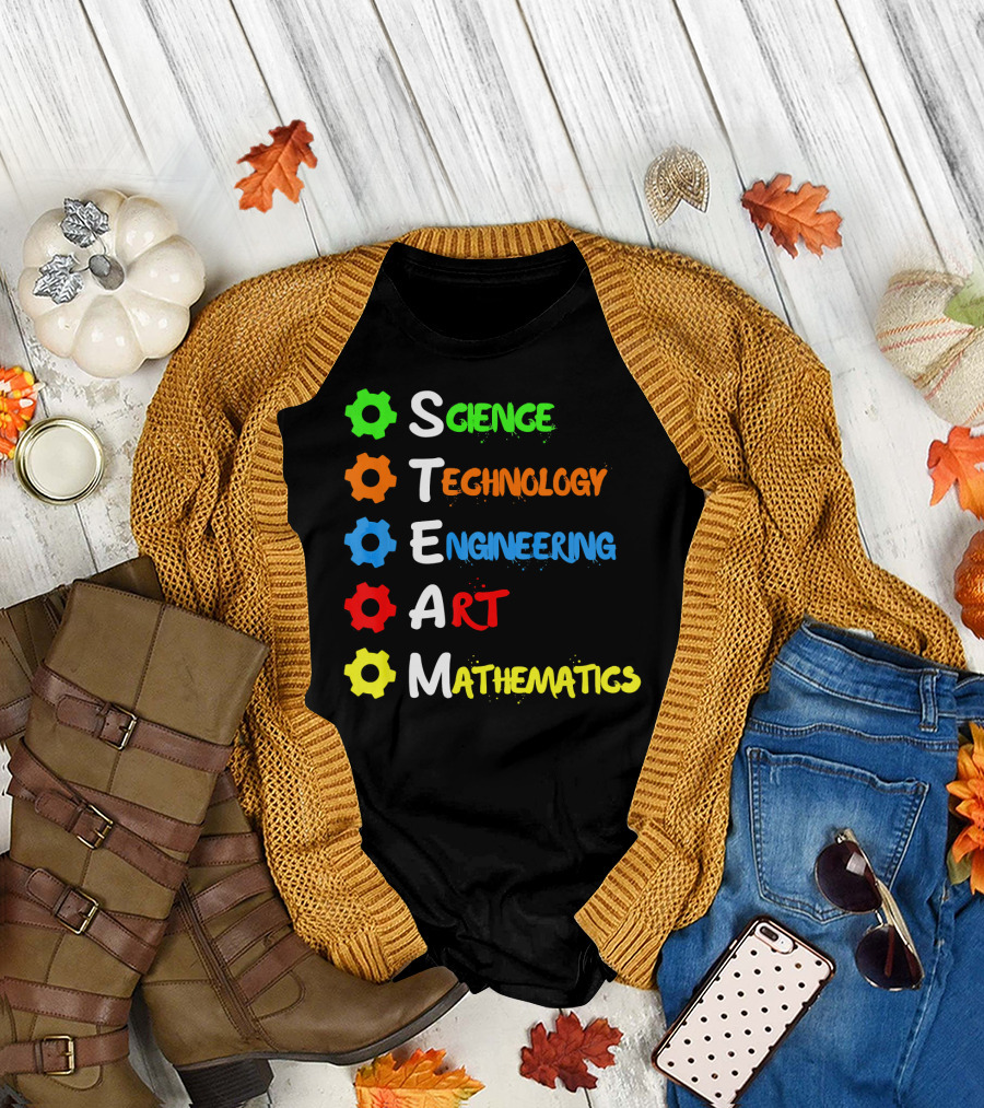 STEAM Science Technology Engineering Art Mathematics T-Shirt