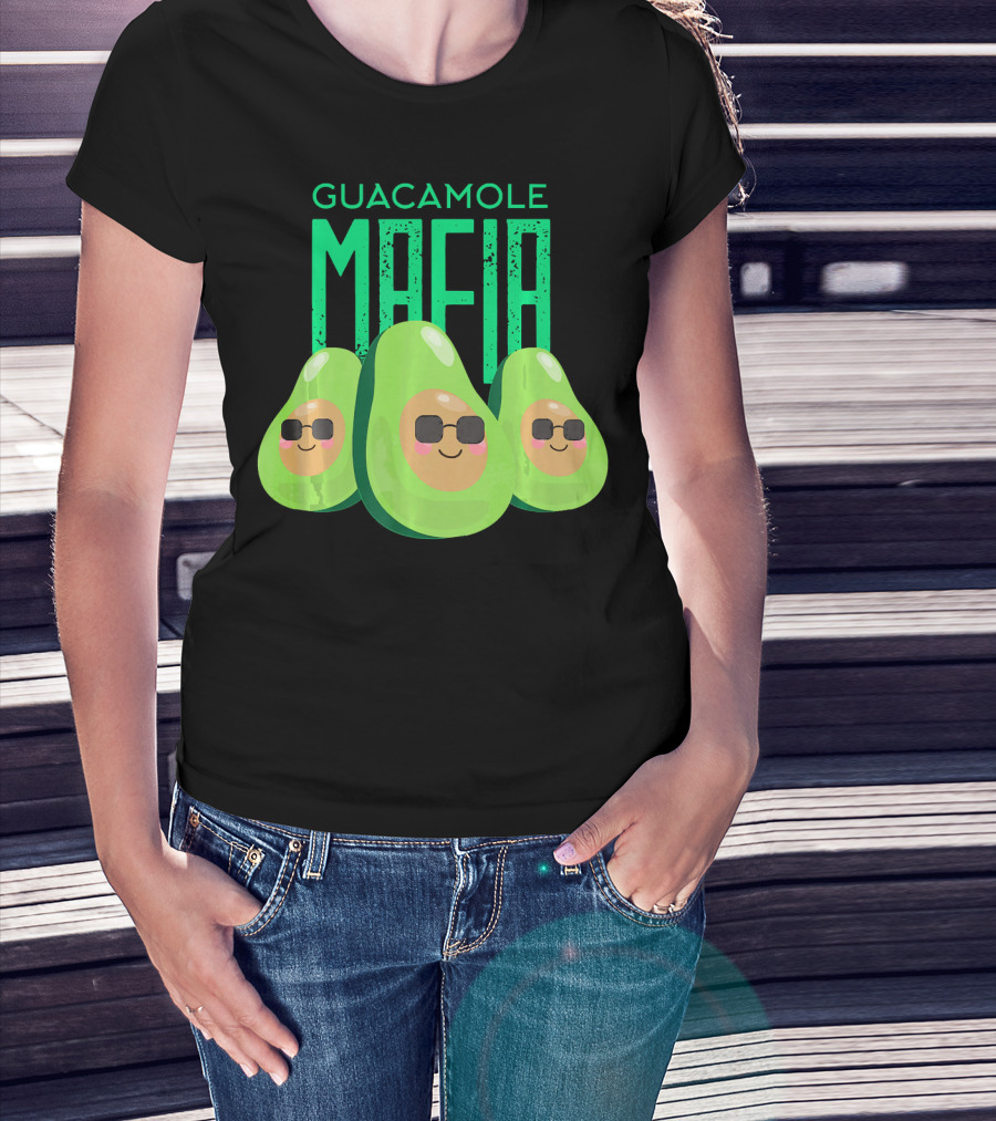 Guacamole Mafia Avogato Cool Avocado T-Shirt