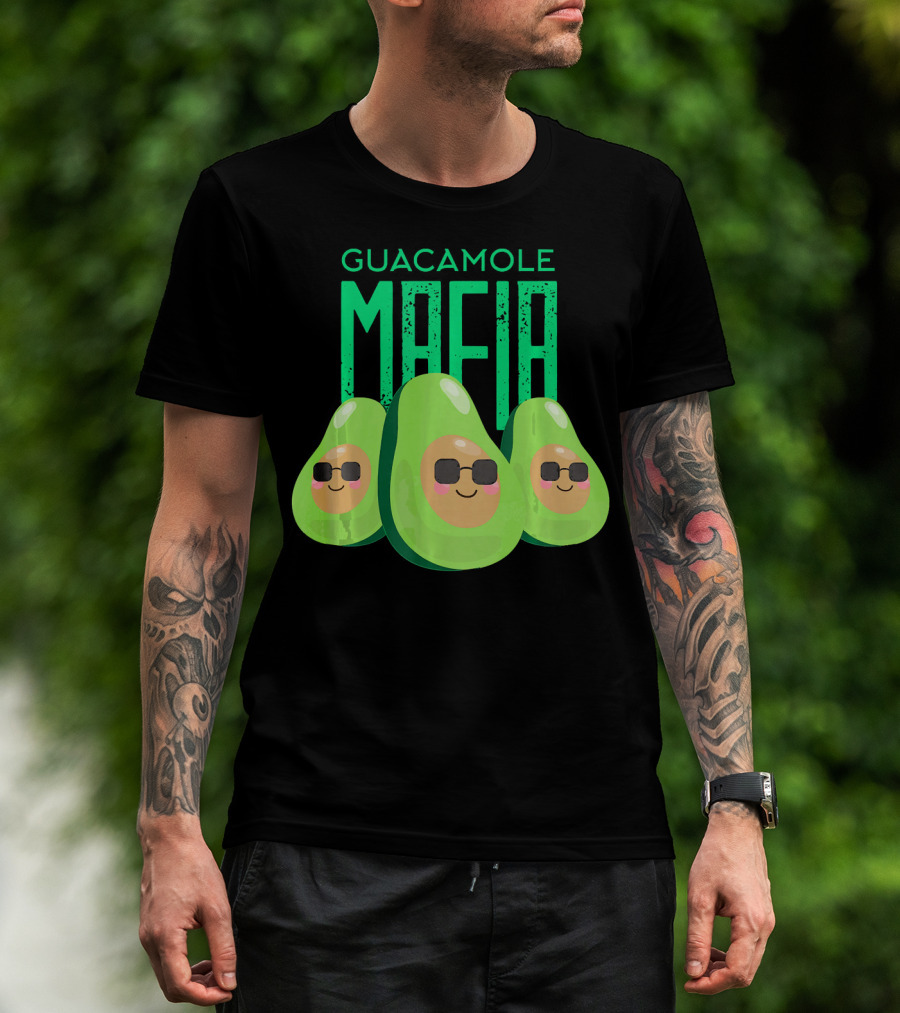 Guacamole Mafia Avogato Cool Avocado T-Shirt