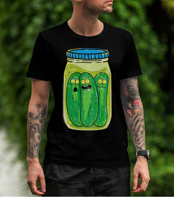 Pickle Rick Jar Rick And Morty三 T-Shirt