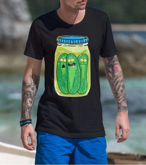 Pickle Rick Jar Rick And Morty三 T-Shirt