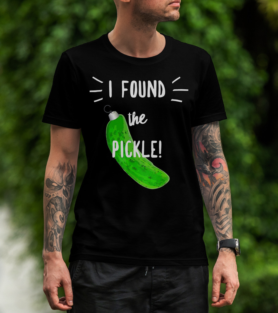 I Found The Pickle German Christmas T-Shirt