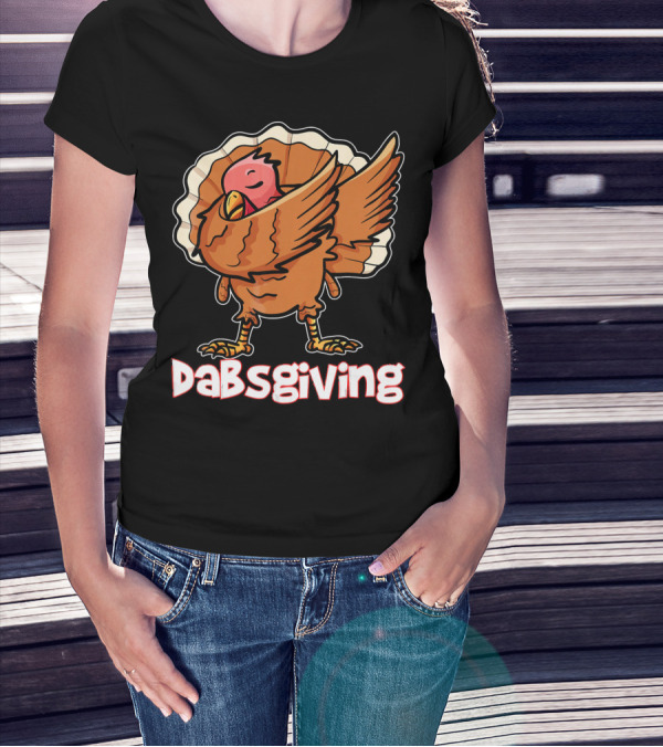Dabsgiving Dabbing Turkey T-Shirt