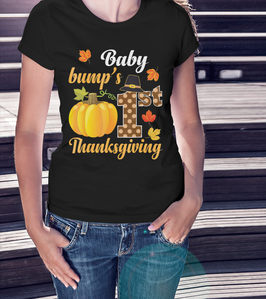 Baby Bump's 1st Thanksgiving T-Shirt