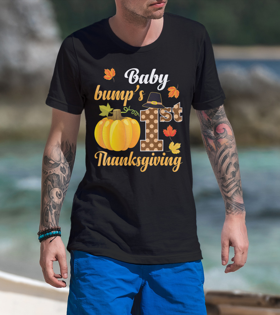 Baby Bump's 1st Thanksgiving T-Shirt