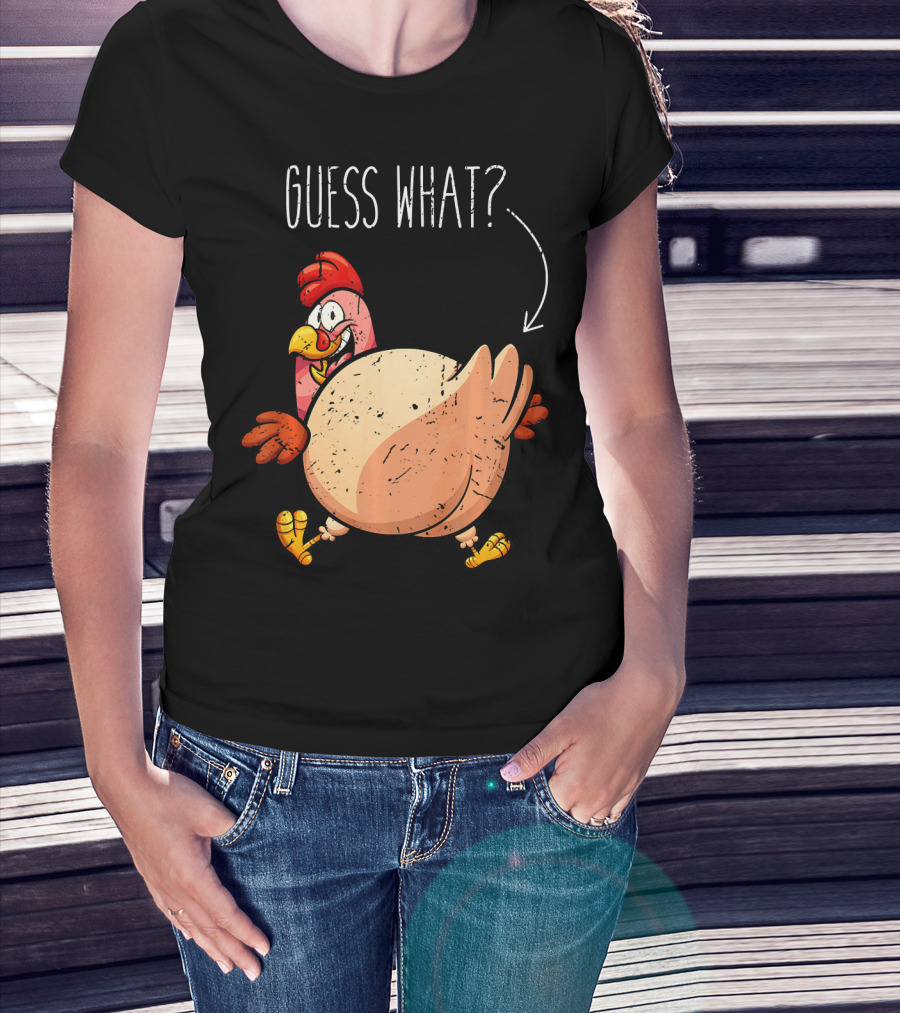 Guess What Turkey Funny Butt Joke T-Shirt