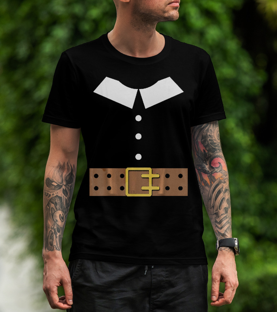 Thanksgiving Pilgrim Costume Belt Turkey Day Classic T-Shirt