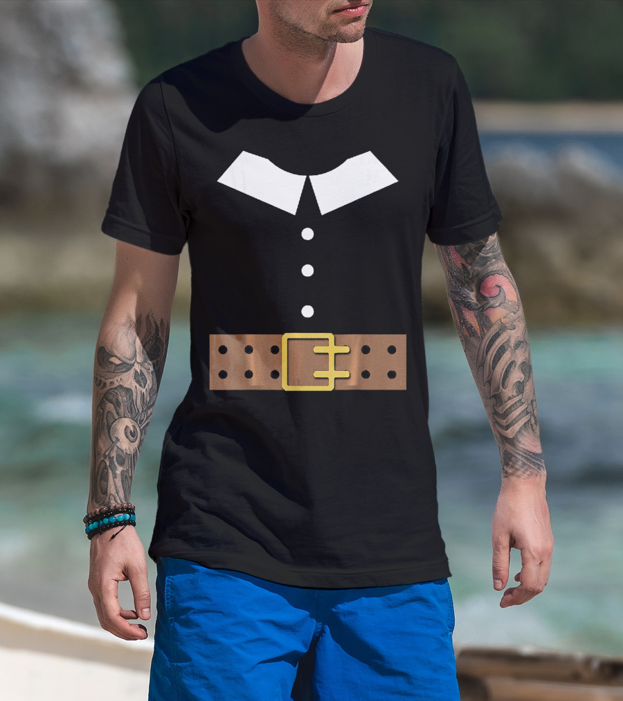 Thanksgiving Pilgrim Costume Belt Turkey Day Classic T-Shirt