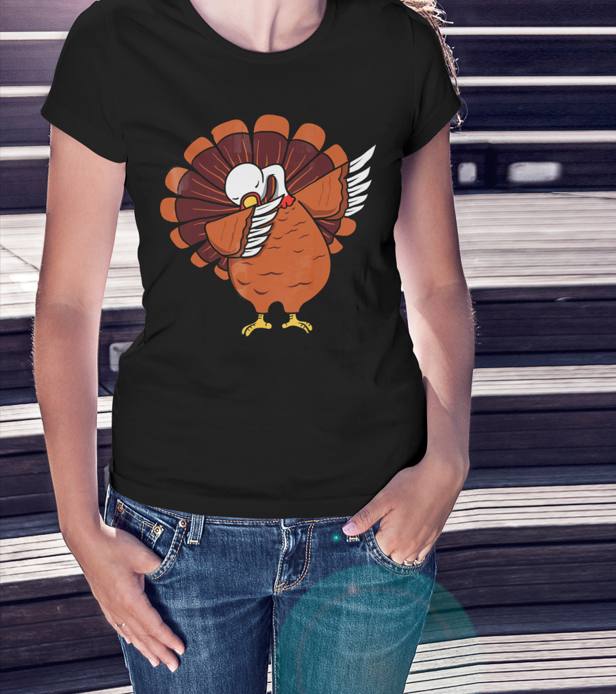 Dabbing Turkey Thanksgiving Dab Dance T-Shirt