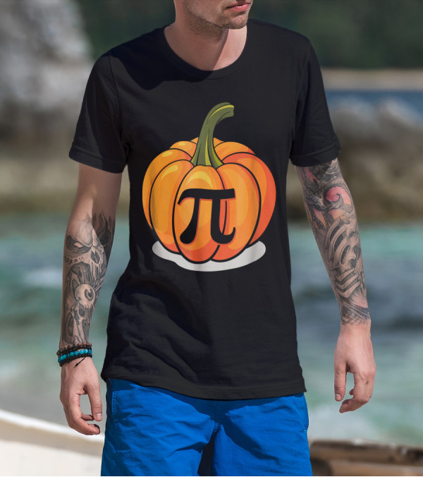 Pumpkin Pi Pie Funny Nerdy Thanksgiving T-Shirt