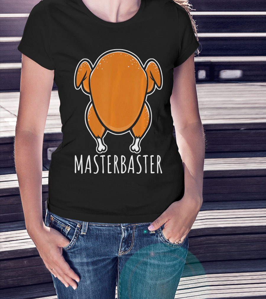 Thanksgiving Turkey Humor Masterbaster Playful T-Shirt