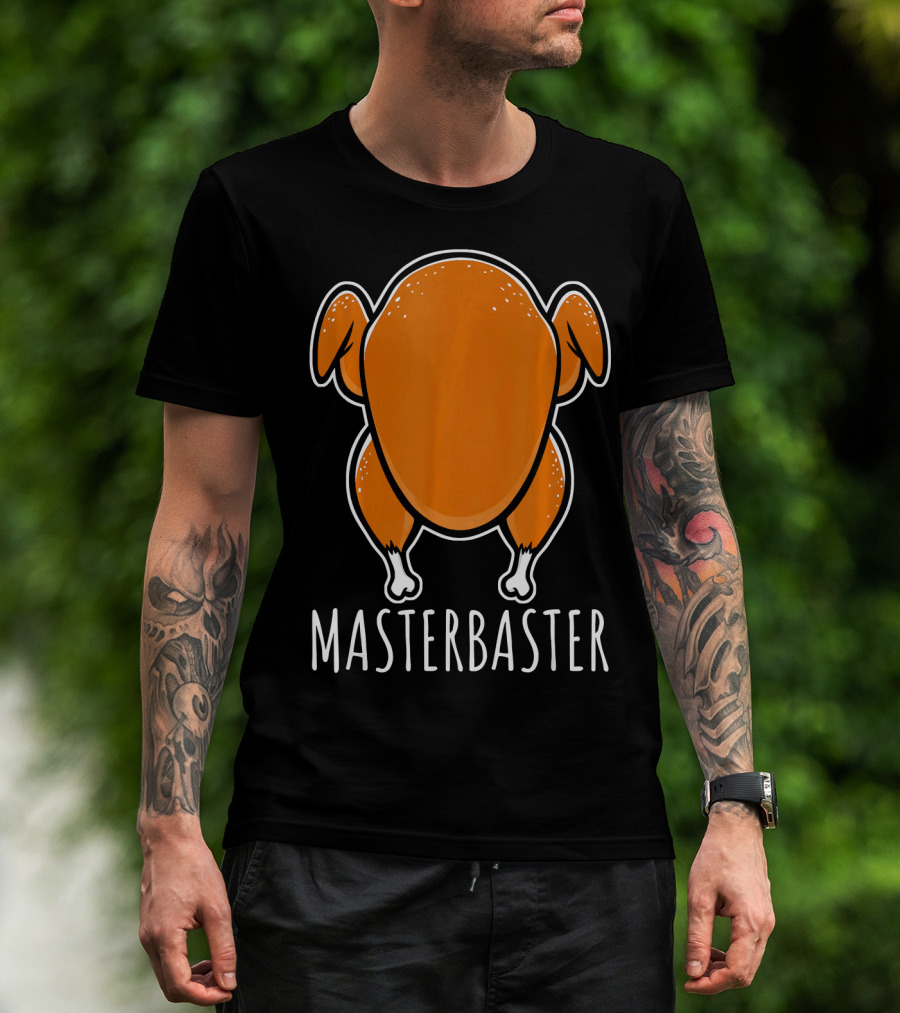 Thanksgiving Turkey Humor Masterbaster Playful T-Shirt