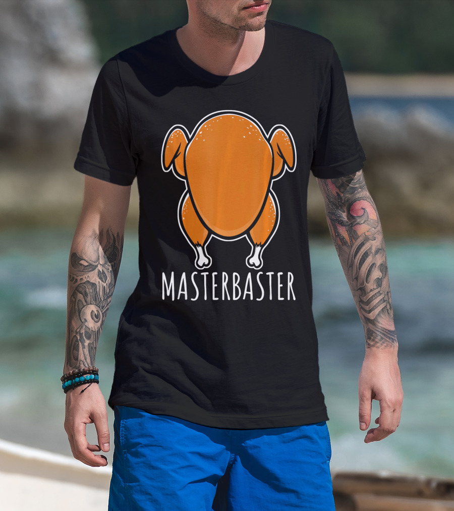Thanksgiving Turkey Humor Masterbaster Playful T-Shirt