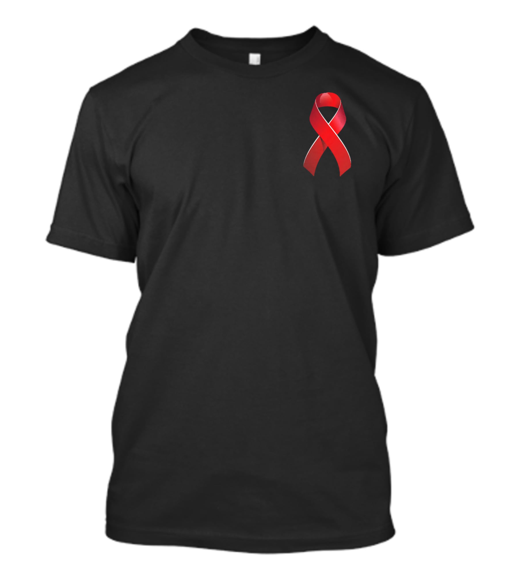 AIDS Awareness Red Ribbon HIV Support Symbol T-Shirt