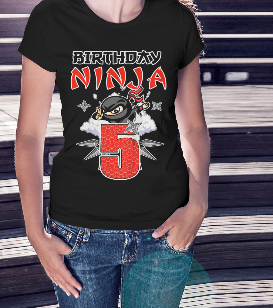 Birthday Ninja 5th T-Shirt