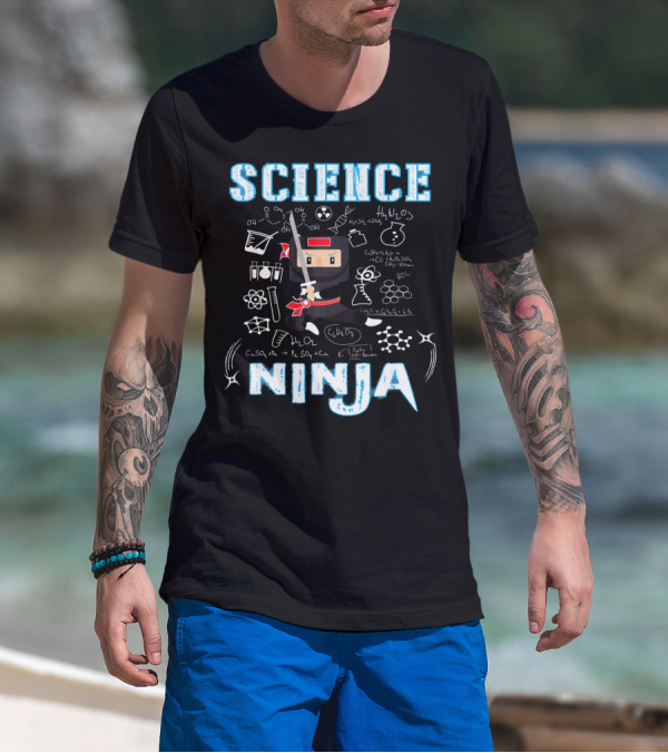 Science Ninja Chemistry Adventures Cool Science T-Shirt
