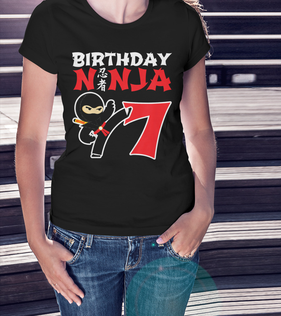 Birthday Ninja 7 Year Old T-Shirt