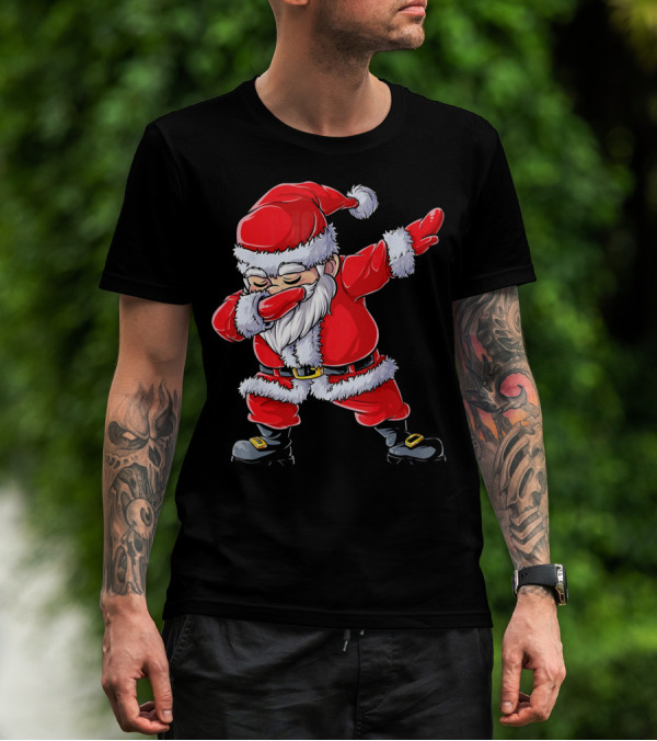 Christmas Santa Claus Dabbing T-Shirt