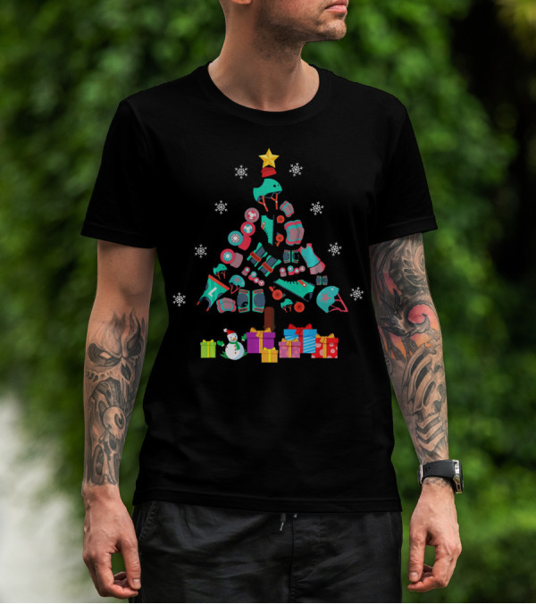 Christmas Tree Roller Derby Gear T-Shirt