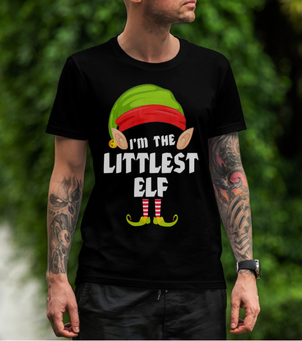 I'm The Littlest Elf Matching Family Group T-Shirt