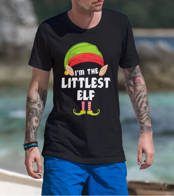 I'm The Littlest Elf Matching Family Group T-Shirt