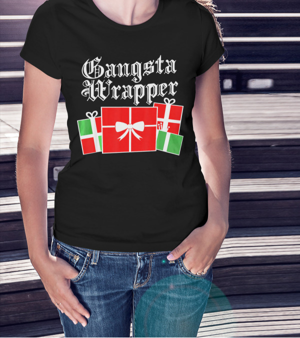 Gangsta Wrapper Christmas Gift Boxes T-Shirt