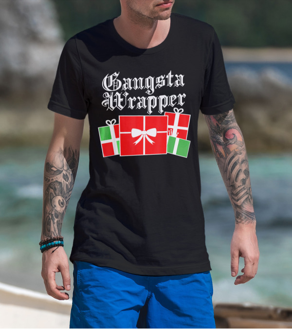 Gangsta Wrapper Christmas Gift Boxes T-Shirt