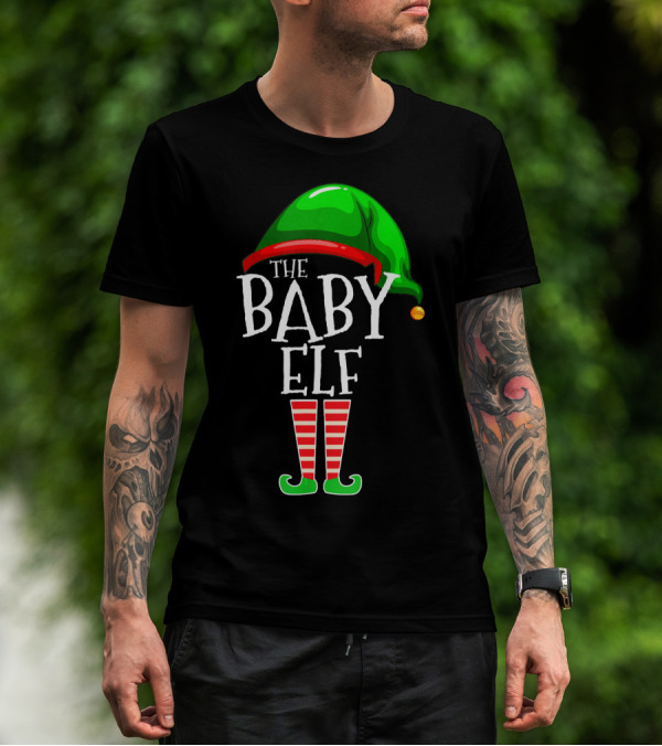 The Baby Elf Group Matching Family Christmas T-Shirt
