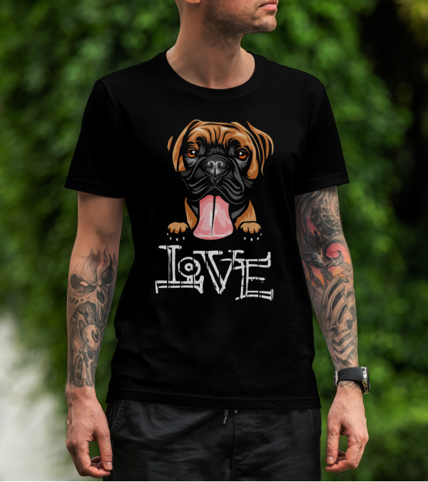 Boxer Dog Love T-Shirt