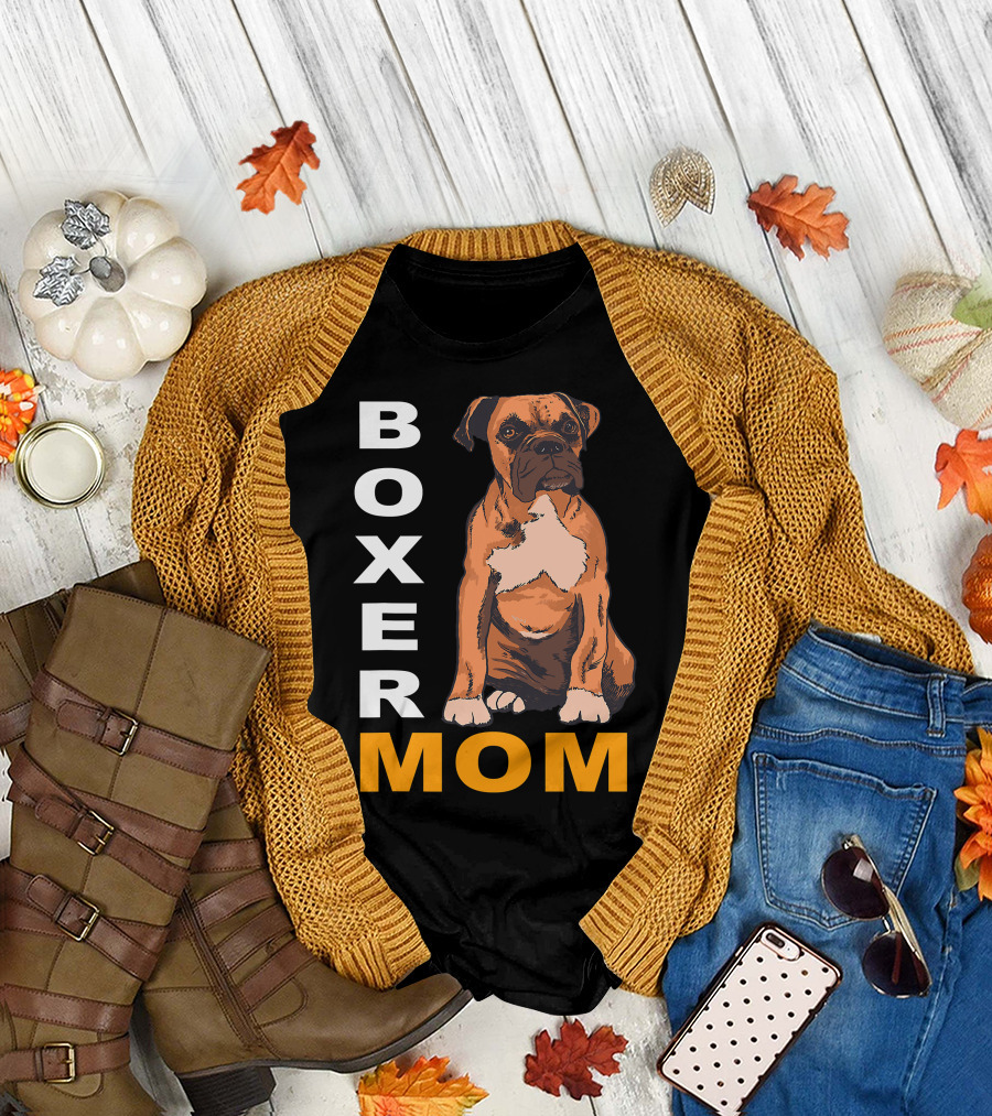 Boxer Mom: Proud Mama of a Boxer Dog T-Shirt