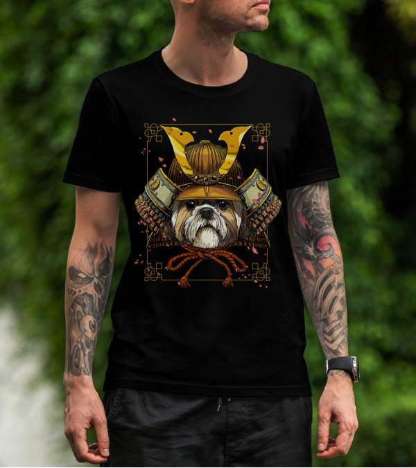 Samurai Shih Tzu Dog Warrior For Samurai Lovers T-Shirt