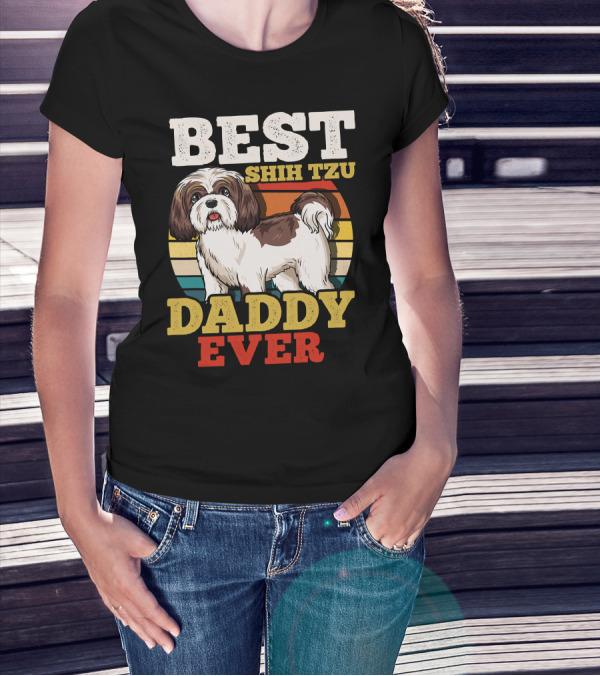 Best Shih Tzu Daddy Ever T-Shirt