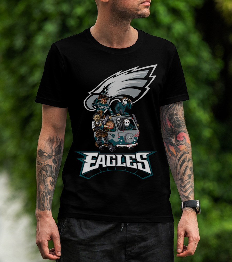 Eagles Horror Movies Edition Van Mashup T-Shirt