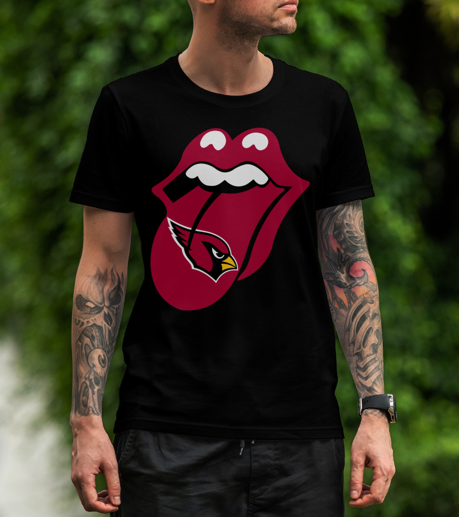 Arizona Cardinals Logo Tongue Icon T-Shirt