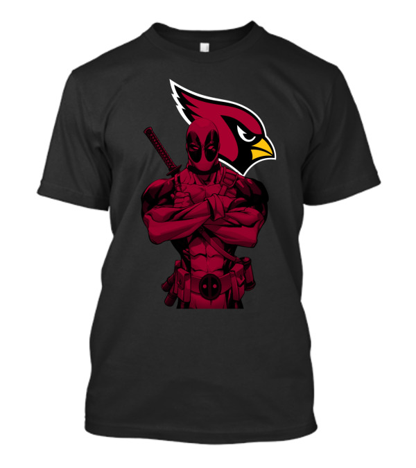 Arizona Cardinals Character Crossover With Red Suit T-Shirt