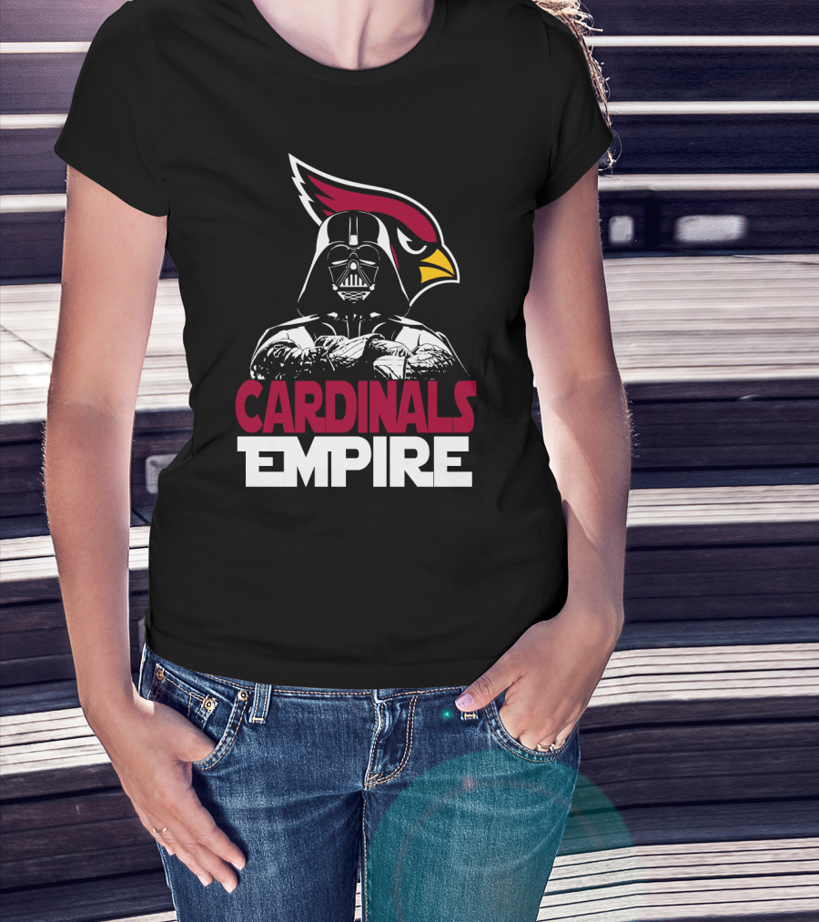 Arizona Cardinals Empire Darth Vader Crossover T-Shirt